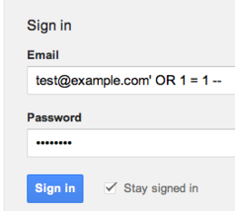 Dumping Database From Login Form