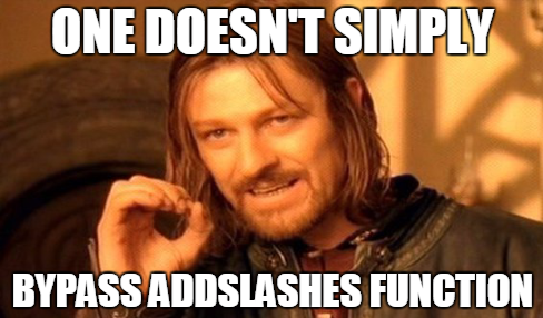 Bypass Addslashes using Multibyte Character